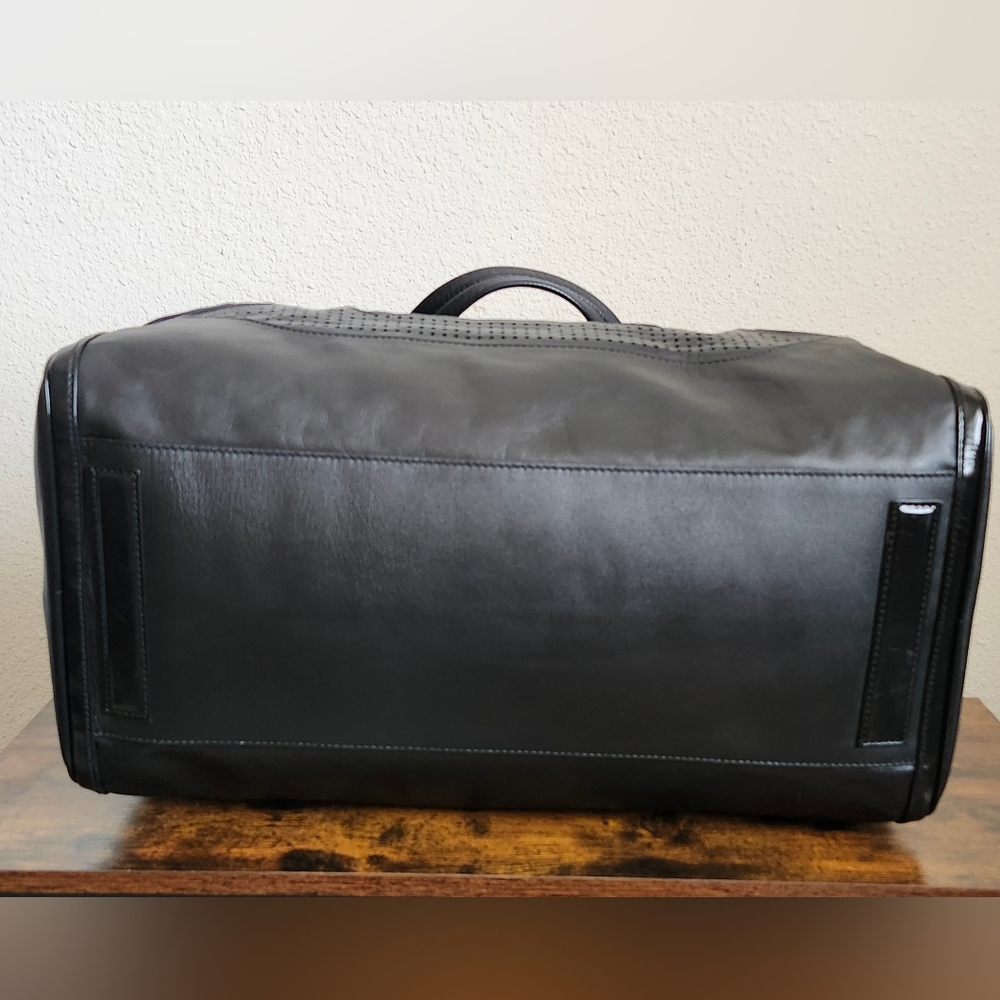 Gucci Guccissima Black Neoprene/Leather Duffle Bag - Picture 10 of 15